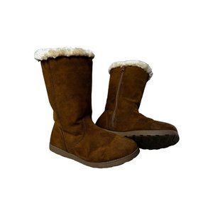 CAT & JACK Girls Winter Boots Tan SIZE 5
